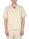 Howlin' Howlin Stylish Bowling Neck Cocktail Shirt For Men In Neutral