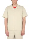 Howlin' Howlin Stylish Bowling Neck Cocktail Shirt For Men In Neutral