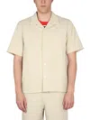 Howlin' Howlin Stylish Bowling Neck Cocktail Shirt For Men In Neutral
