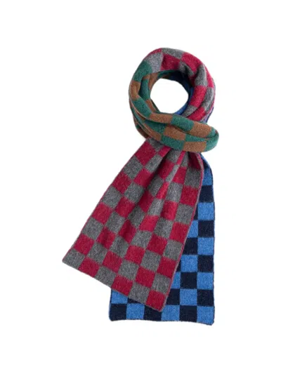 Howlin' Cosmic Checkerboard Scarf In Multi