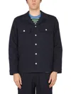 Howlin' Howlin Bowling Neck Cotton Shirt In Blue