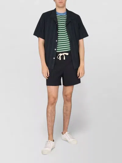 Howlin' Cotton Shirt Bowling Neck Short Sleeves In Animal Print