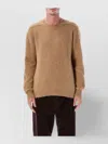 Howlin' Brown Crewneck Wool Sweater In Brown