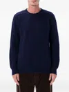 Howlin' Boxy Space Knit Crewneck Sweater Storm In Blue