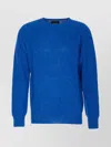 Howlin' Crewneck Long Sleeve Ribbed Knitwear In Blue
