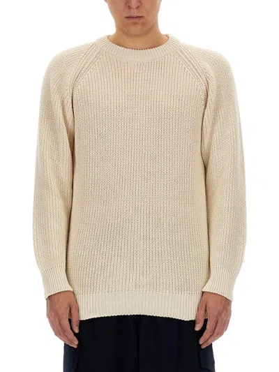 Howlin' Off-white Easy Knit Sweater In Beige