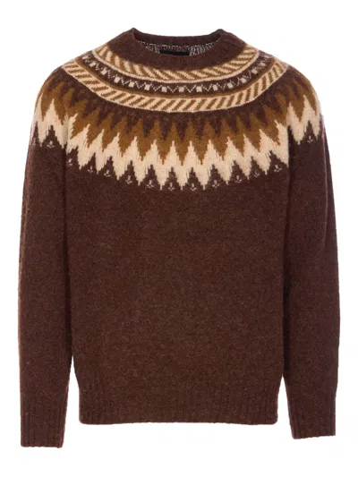 HOWLIN' FAIR ISLE CREW-NECK SWEATER