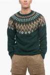 HOWLIN' FAIR-ISLE MOTIF WOOL FUTURE FANTASY CREW-NECK SWEATER