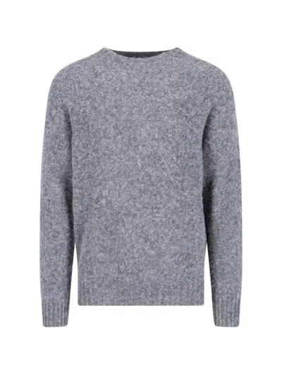 Howlin' Howlin Fine Wool Crewneck Sweater In Grey