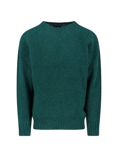 Howlin' Howlin Fine Wool Sweatshirt Sweater In Green