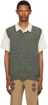 Howlin' Green Morning Vest In Mezcal Green Mix
