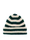 Howlin' Hard Working Striped-pattern Beanie Hat In Green