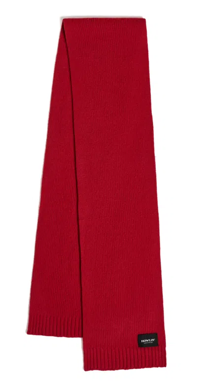 Howlin' King Jammy Wool Scarf Red Fire