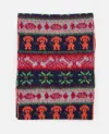 Howlin' Dog-fairisle Lambswool Scarf In Multicolor
