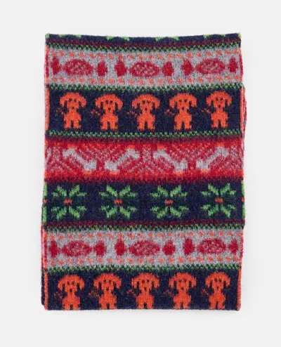 Howlin' Lambswool Scarf In Multicolor