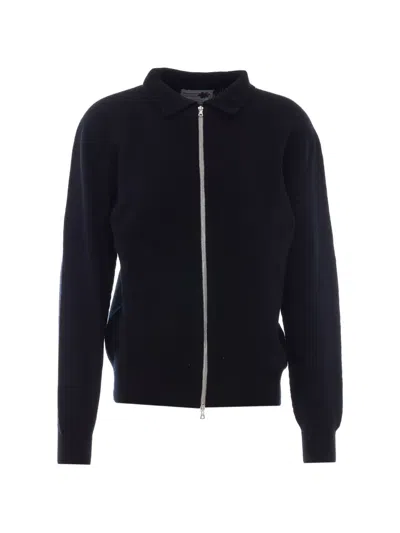 Howlin' Long-sleeve Zip-fastening Cardigan In Blue
