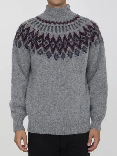 Howlin' Love On The Rocks Jumper In Grey