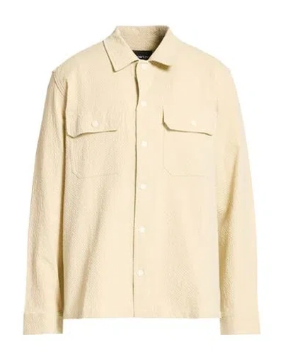Howlin' Man Shirt Beige Size L Cotton, Elastane In Neutral