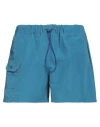 Howlin' Man Shorts & Bermuda Shorts Deep Teal Size L Cotton, Nylon In Green