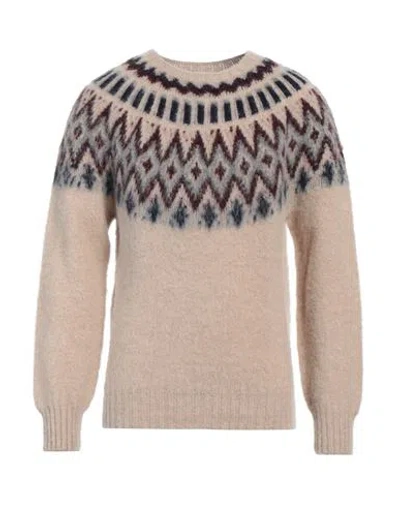 Howlin' Man Sweater Beige Size S Wool In Beige