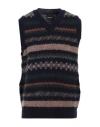 Howlin' Navy A Magic Eye Vest In Navy Blue