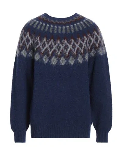 Howlin' Man Sweater Navy Blue Size Xl Wool