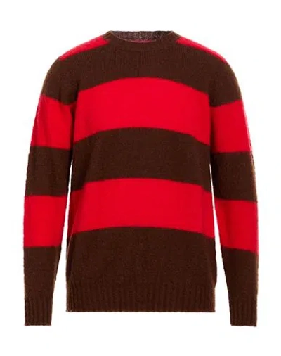 Howlin' Man Sweater Red Size M Virgin Wool