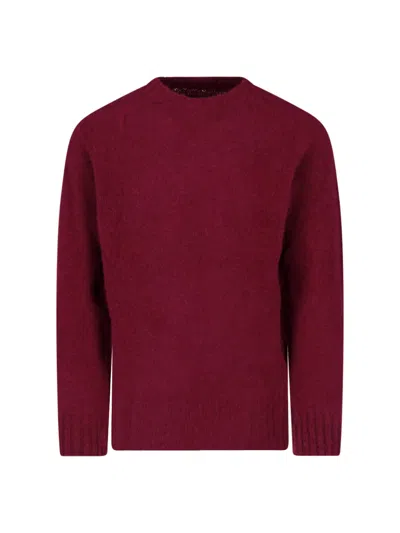 Howlin' Howlin Men's 100% Fine Wool Crewneck Sweater In Red