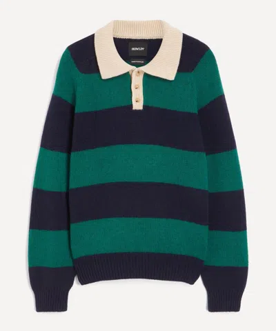 Howlin' Mens Absolute Green Fantasy Polo In Gray