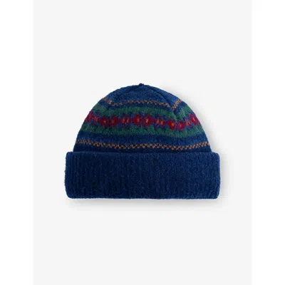 Howlin' Mens Howlin Revenge Of The Hat Wool Beanie In Blue