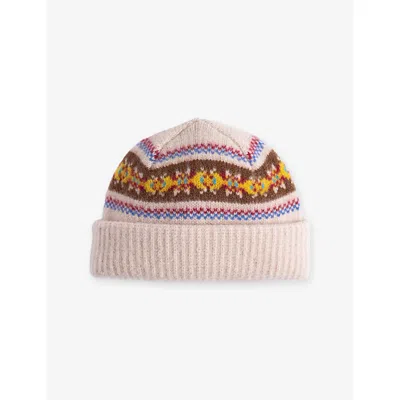 Howlin' Mens Revenge Of The Hat Wool Beanie Oatmilk In Multi