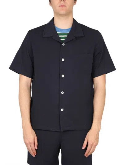 HOWLIN' MEN NAVY BLUE SOLID SHIRT