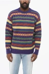 Howlin' Patterned Pure Wool Crew-neck Sweater