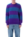 Howlin' Striped-pattern Crew-neck Sweater In Multi