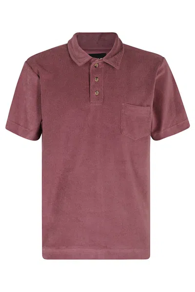 Howlin' Howlin Purple Terry Fabric Classic Collar Polo Shirt