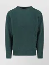 Howlin' Classic Knit Sweater With Ribbed Details In Rich Green In Green