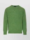 Howlin' Ribbed Hem Long Sleeve Crewneck Sweater In Green