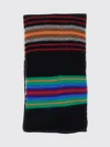 Howlin' College Fun Striped-pattern Scarf In Black