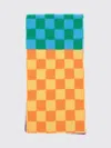 Howlin' Cosmic Checkerboard-pattern Scarf In Yellow