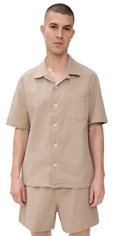 Howlin' Seersucker Cocktail Shirt Biscuit
