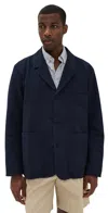 Howlin' Seersucker Cosmic Blazer Navy In Navy