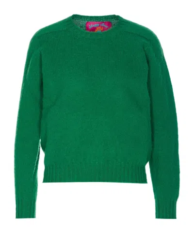 HOWLIN' HOWLIN' SHAGGY BEAR CREWNECK KNITWEAR