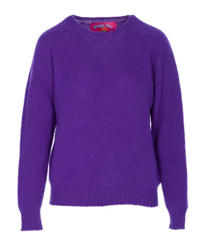 HOWLIN' HOWLIN' SHAGGY BEAR CREWNECK KNITWEAR