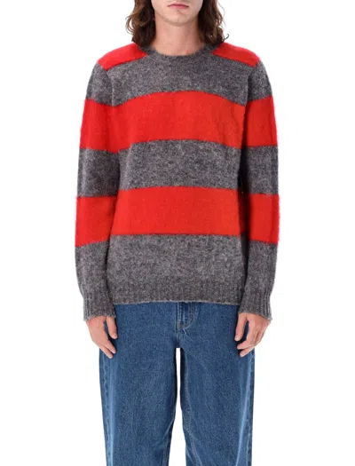 HOWLIN' HOWLIN SHAGGY BEAR STRIPES SWEATER