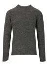 Howlin' Shetland Wool Crew Neck Knitwear Grey In Gray