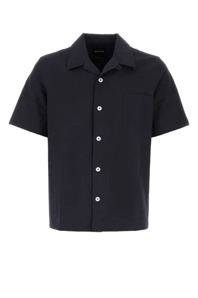Howlin' Cotton Shirt Bowling Neck Short Sleeves In Animal Print