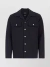 Howlin' Howlin Navy Blue Stretch Cotton Magic Work Shirt In Multi