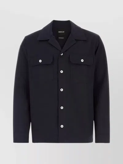 HOWLIN' STRETCH COTTON WORK SHIRT FEATURING POCKETS