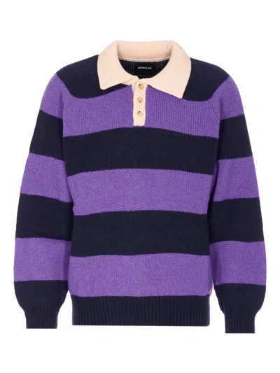 HOWLIN' STRIPED BUTTON POLO SHIRT