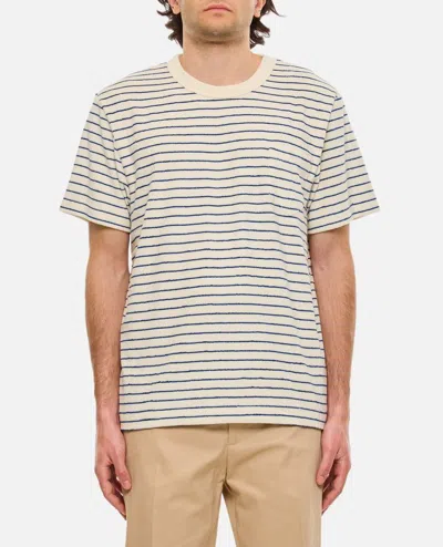 Howlin' Stripes Cotton T-shirt In Blue